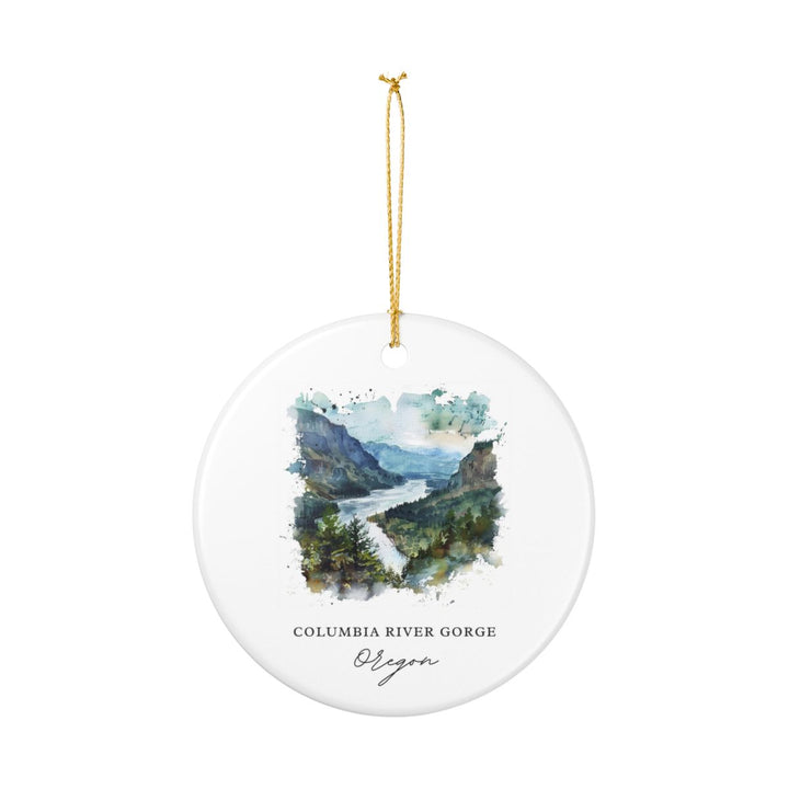 Columbia River Gorge Ornament: Unique Columbia River Gorge Souvenir, Columbia River Gorge Xmas Decor, and Authentic Columbia River Gorge Gift