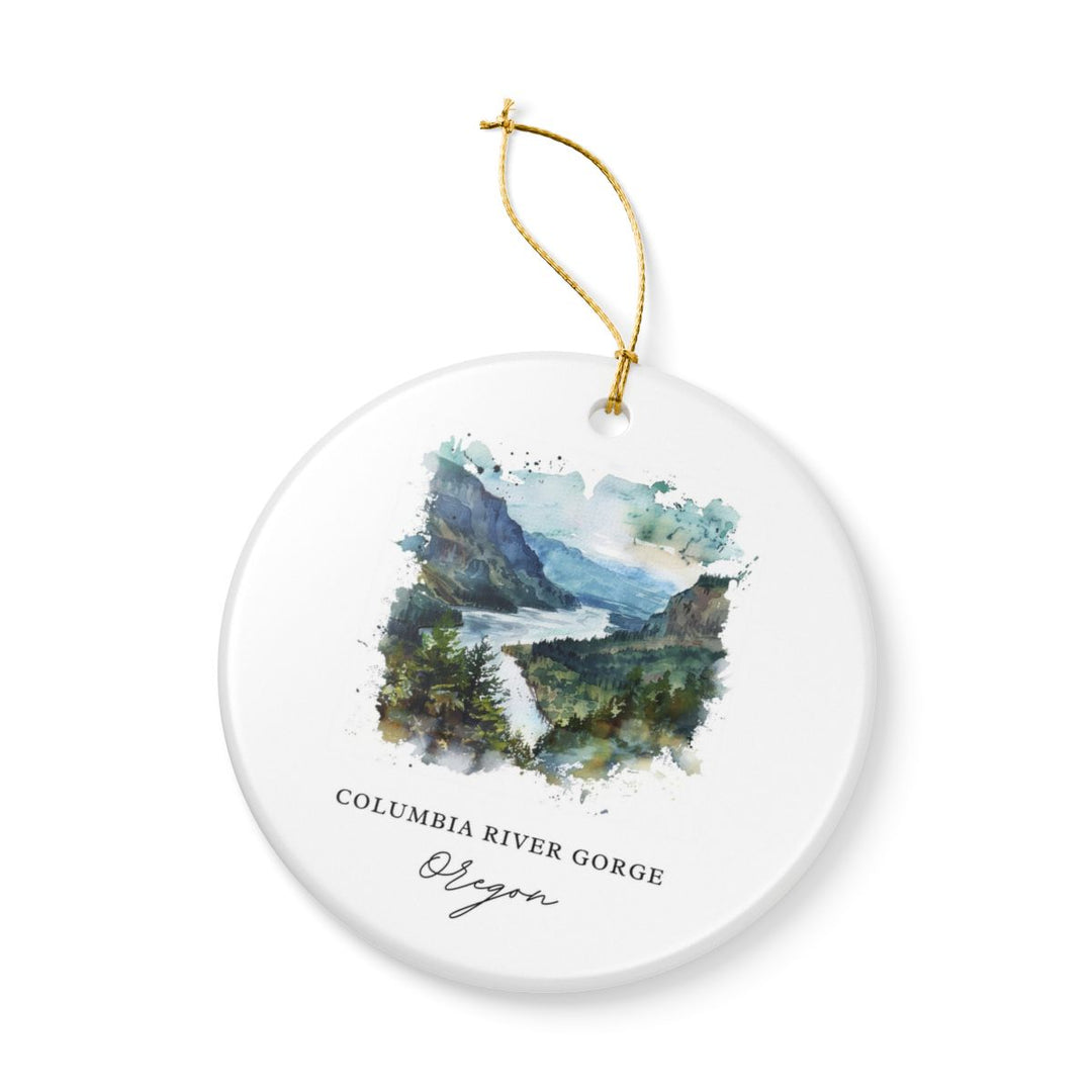 Columbia River Gorge Ornament: Unique Columbia River Gorge Souvenir, Columbia River Gorge Xmas Decor, and Authentic Columbia River Gorge Gift