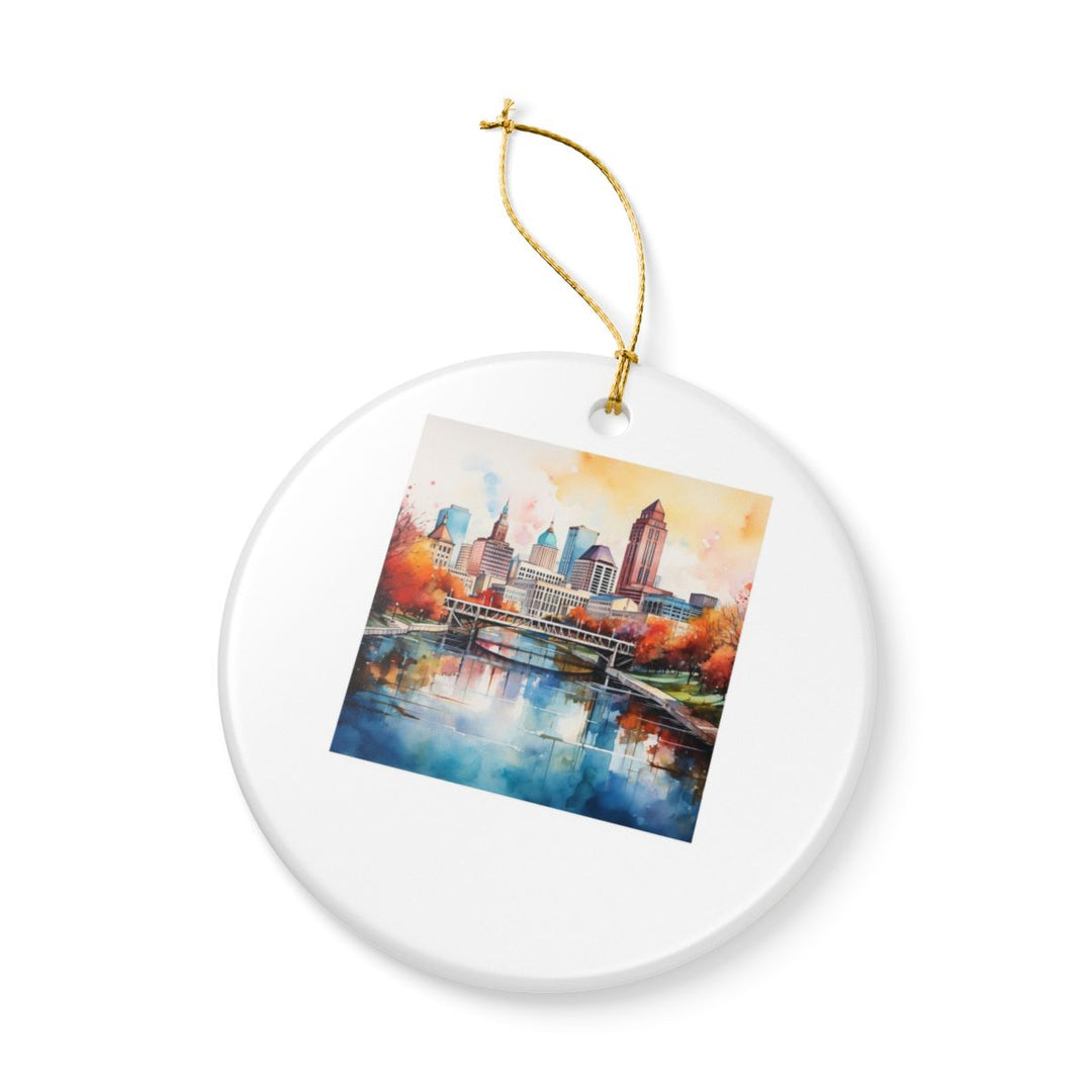 Columbus Ohio Ornament: Unique Columbus Souvenir, Columbus Ohio Xmas Decor, and Authentic Columbus Gift