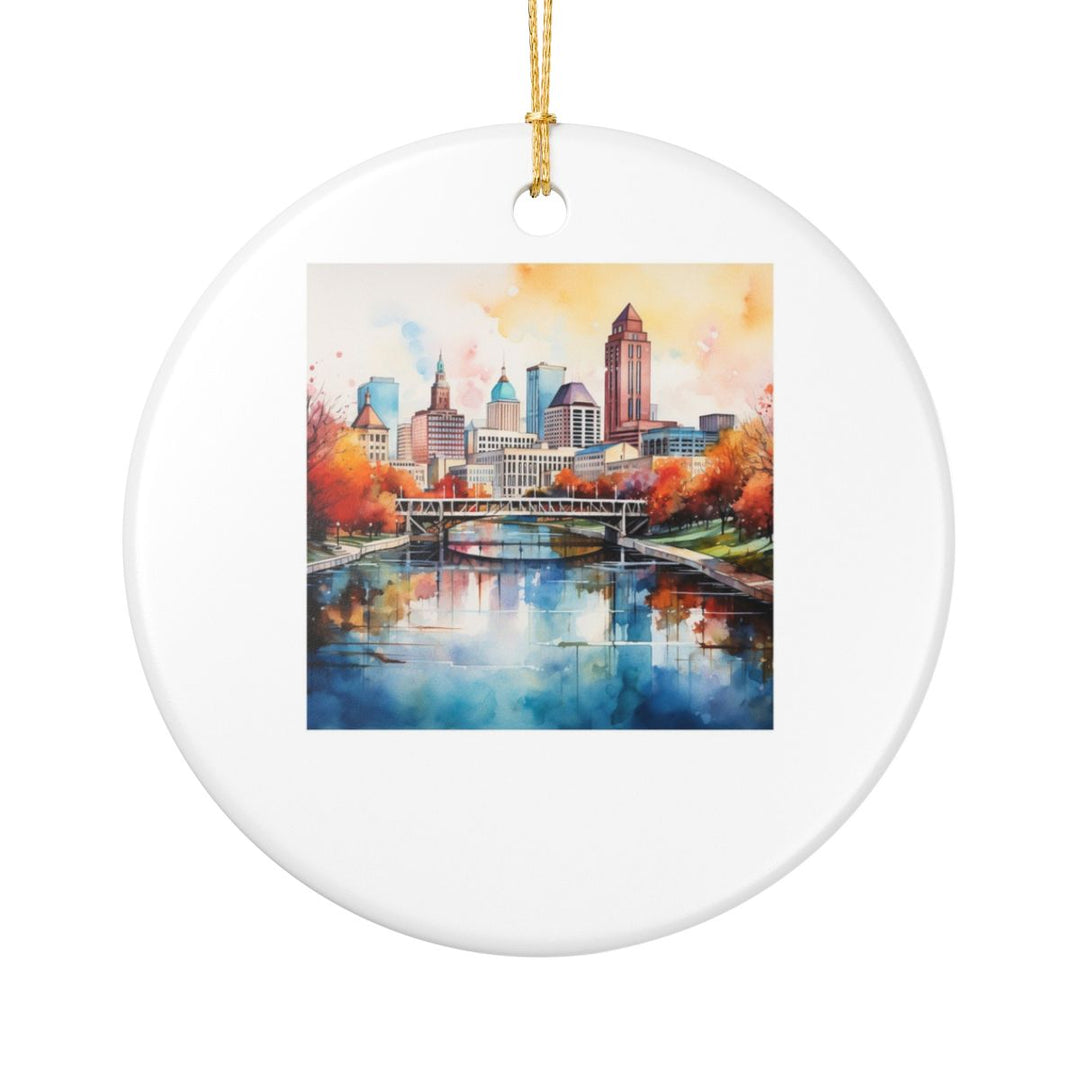 Columbus Ohio Ornament: Unique Columbus Souvenir, Columbus Ohio Xmas Decor, and Authentic Columbus Gift