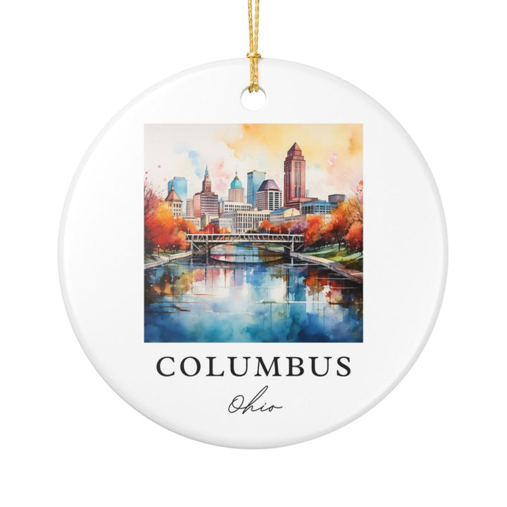 Columbus Ohio Ornament | Christmas Travel Souvenir Gift