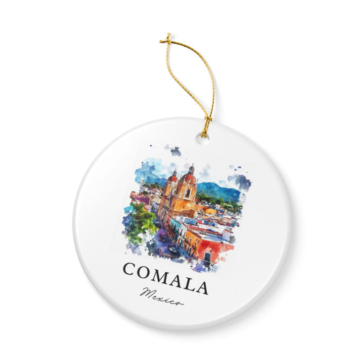 Comala Mexico Ornament: Unique Comala Souvenir, Comala Mexico Xmas Decor, and Authentic Comala Gift