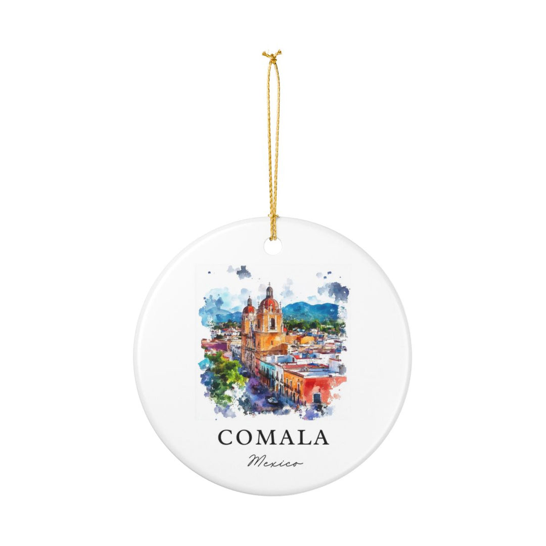 Comala Mexico Ornament: Unique Comala Souvenir, Comala Mexico Xmas Decor, and Authentic Comala Gift