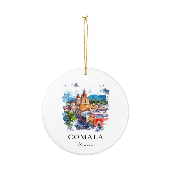 Comala Mexico Ornament: Unique Comala Souvenir, Comala Mexico Xmas Decor, and Authentic Comala Gift