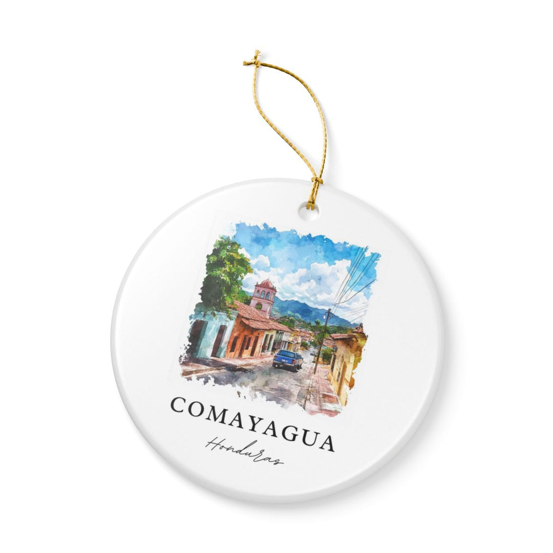 Comayagua Honduras Ornament: Unique Comayagua Honduras Souvenir, Comayagua Honduras Xmas Decor, and Authentic Comayagua Honduras Gift