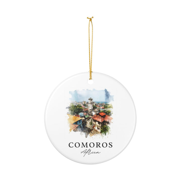 Comoros Africa Ornament: Unique Comoros Africa Souvenir, Comoros Africa Xmas Decor, and Authentic Comoros Africa Gift