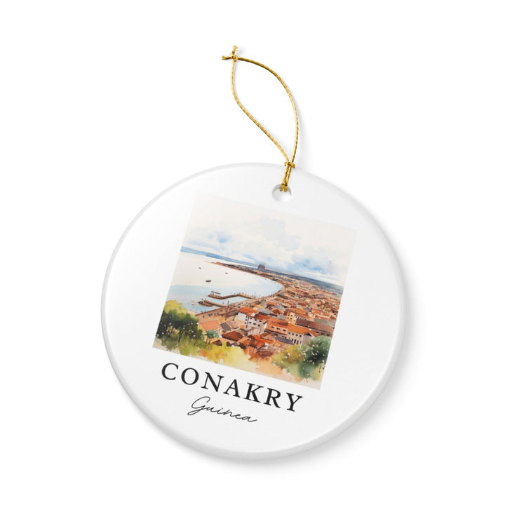 Conakry Guinea Ornament: Unique Conakry Guinea Souvenir, Conakry Guinea Xmas Decor, and Authentic Conakry Guinea Gift