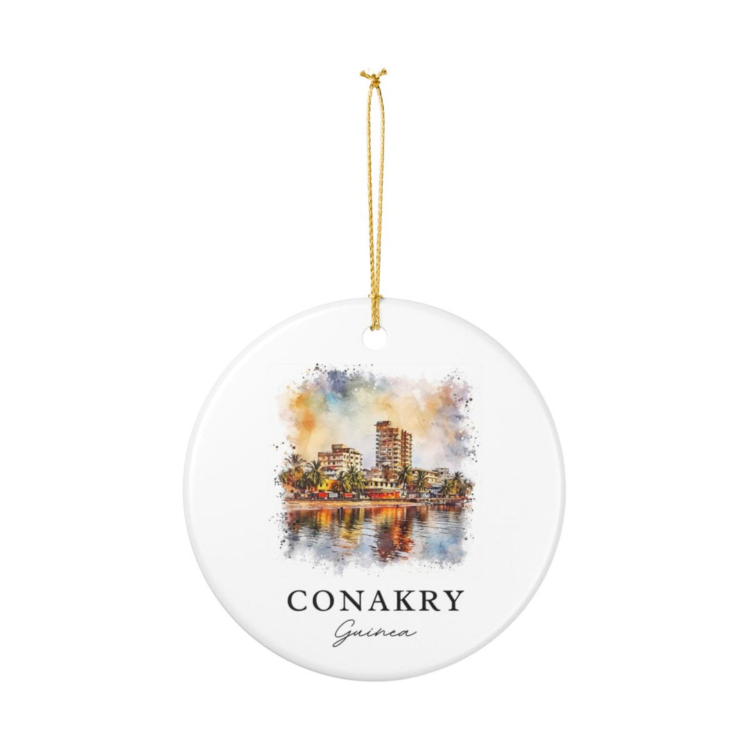 Conakry Guinea Ornament: Unique Conakry Guinea Souvenir, Conakry Guinea Xmas Decor, and Authentic Conakry Guinea Gift