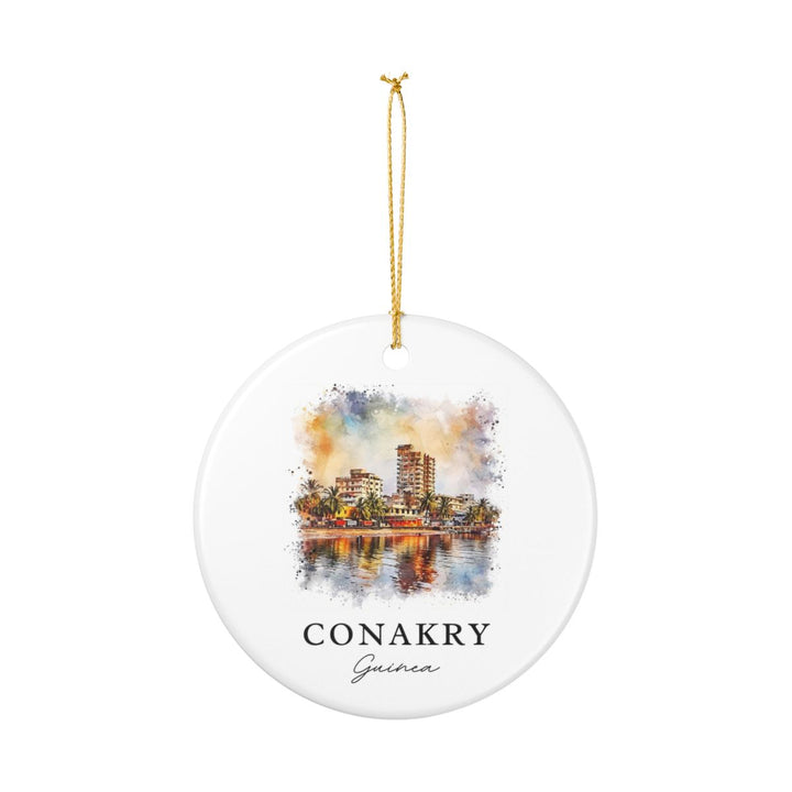 Conakry Guinea Ornament: Unique Conakry Guinea Souvenir, Conakry Guinea Xmas Decor, and Authentic Conakry Guinea Gift