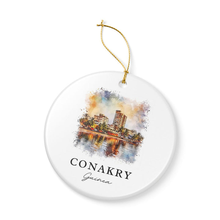 Conakry Guinea Ornament: Unique Conakry Guinea Souvenir, Conakry Guinea Xmas Decor, and Authentic Conakry Guinea Gift