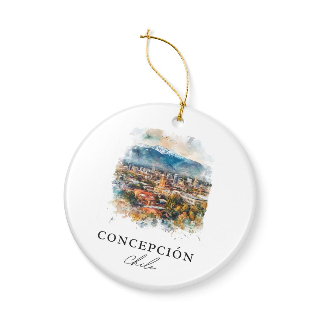 Concepción Chile Ornament: Unique Concepción Souvenir, Concepción Chile Xmas Decor, and Authentic Concepción Gift