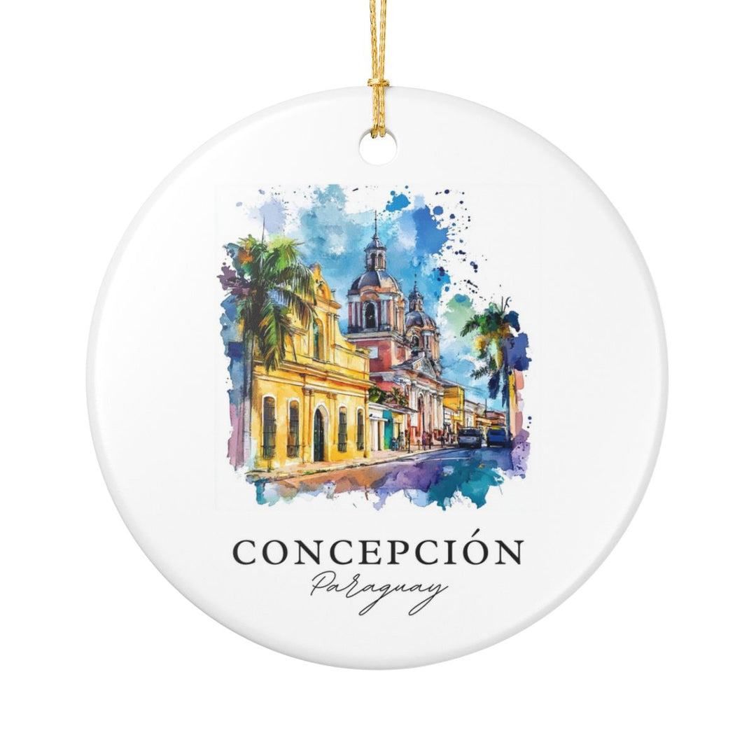 Concepción Paraguay Ornament: Unique Concepción Paraguay Souvenir, Concepción Paraguay Xmas Decor, and Authentic Concepción Paraguay Gift