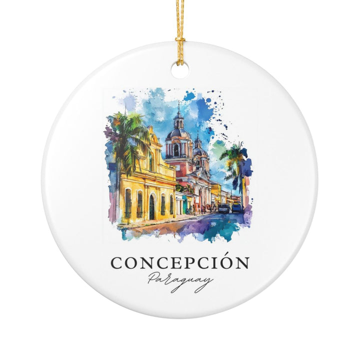 Concepción Paraguay Ornament: Unique Concepción Paraguay Souvenir, Concepción Paraguay Xmas Decor, and Authentic Concepción Paraguay Gift
