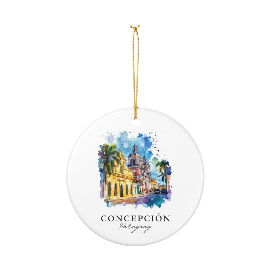 Concepción Paraguay Ornament: Unique Concepción Paraguay Souvenir, Concepción Paraguay Xmas Decor, and Authentic Concepción Paraguay Gift