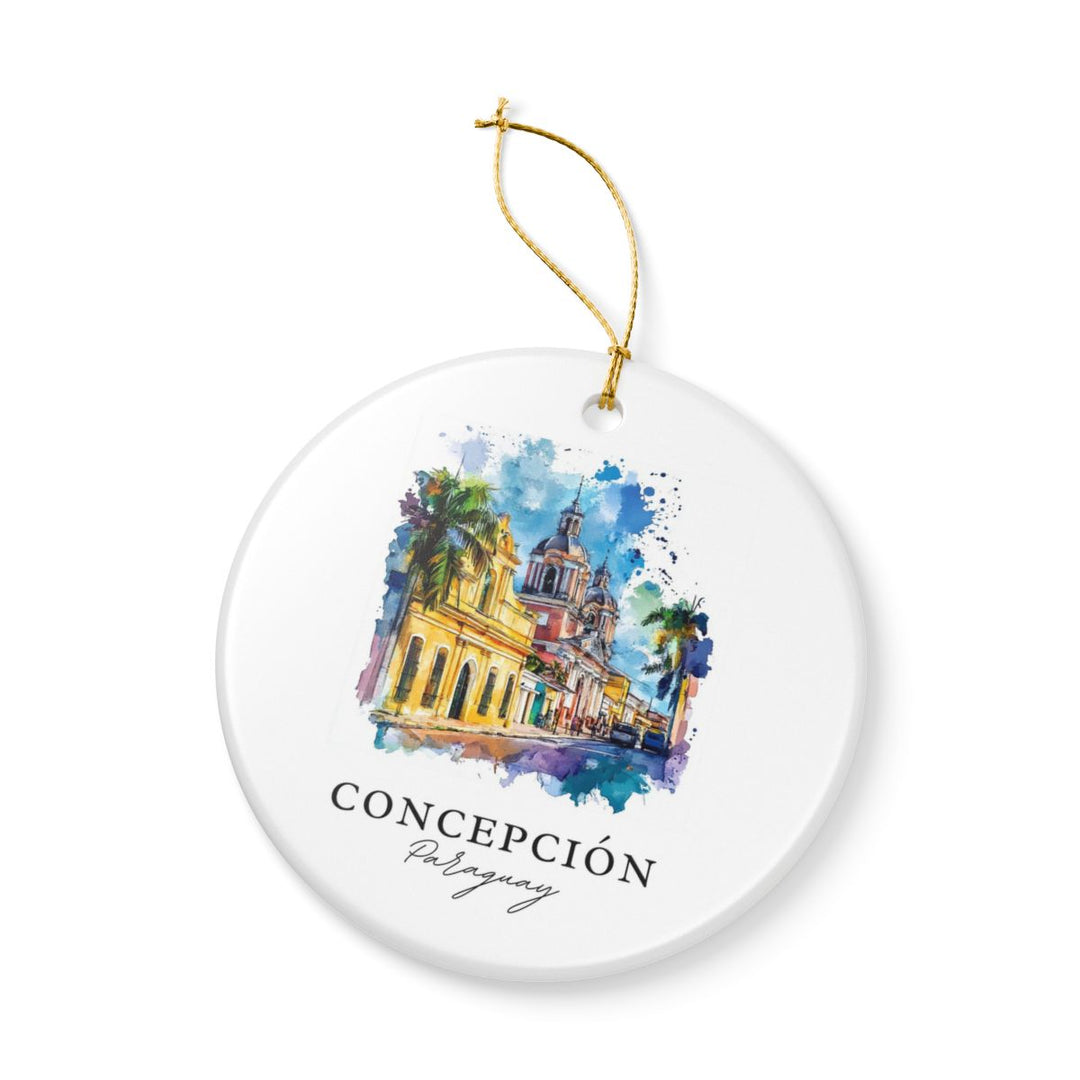 Concepción Paraguay Ornament: Unique Concepción Paraguay Souvenir, Concepción Paraguay Xmas Decor, and Authentic Concepción Paraguay Gift