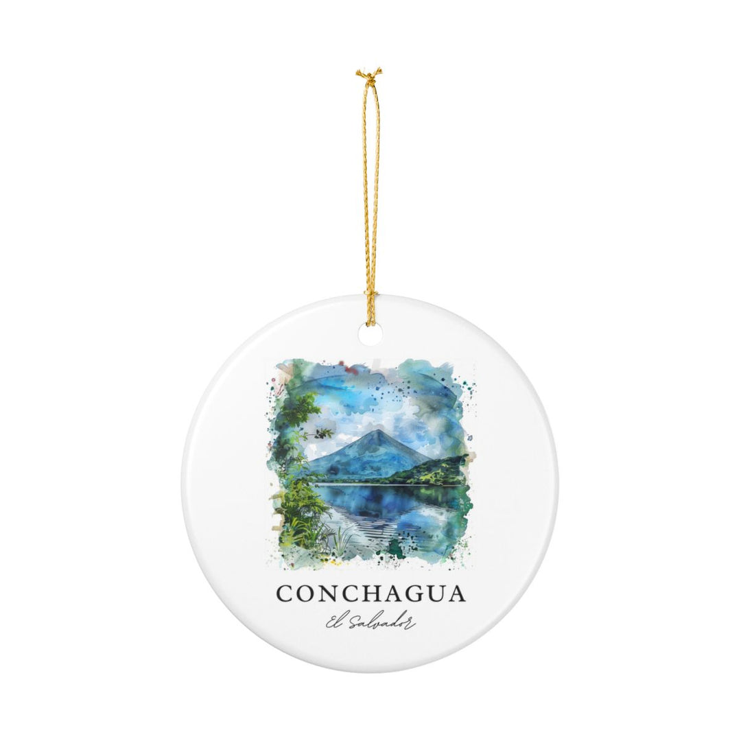 Conchagua Volcano El Salvador Ornament: Unique Conchagua Volcano El Salvador Souvenir, Conchagua Volcano El Salvador Xmas Decor, and Authentic Conchagua Volcano El Salvador Gift