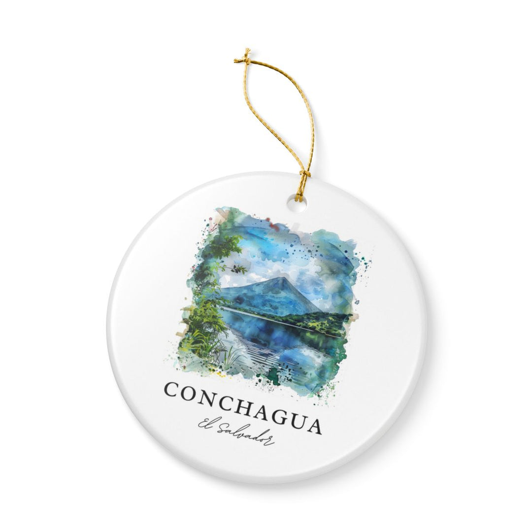 Conchagua Volcano El Salvador Ornament: Unique Conchagua Volcano El Salvador Souvenir, Conchagua Volcano El Salvador Xmas Decor, and Authentic Conchagua Volcano El Salvador Gift