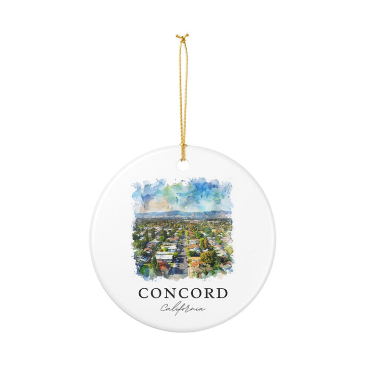 Concord Ornament: Unique Concord Souvenir, Concord Xmas Decor, and Authentic Concord Gift