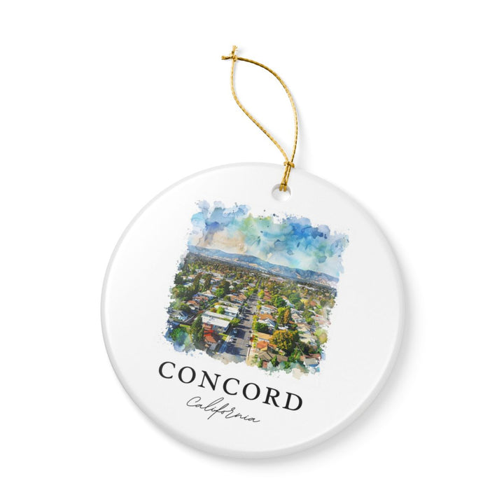 Concord Ornament: Unique Concord Souvenir, Concord Xmas Decor, and Authentic Concord Gift