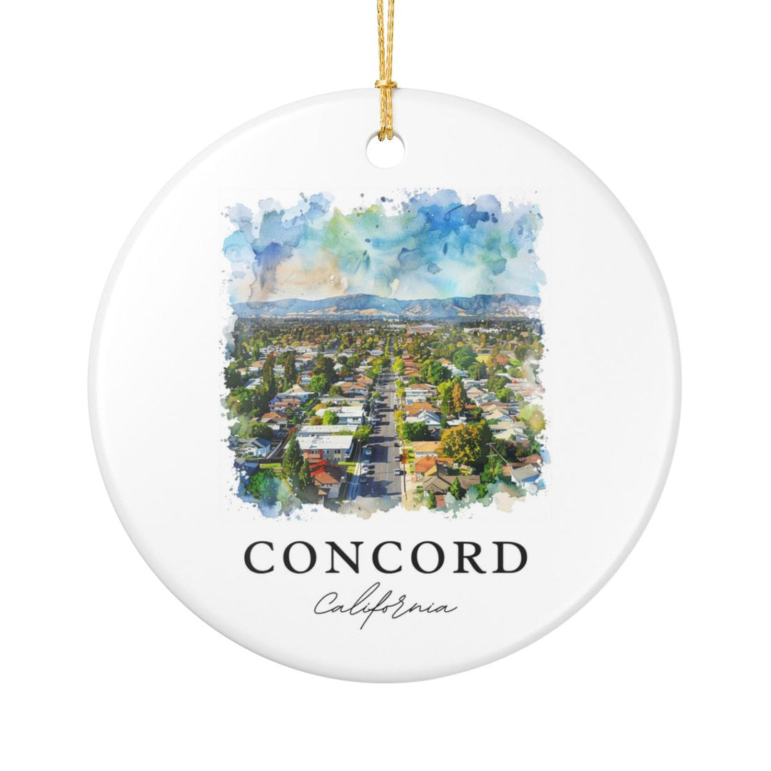 Concord Ornament: Unique Concord Souvenir, Concord Xmas Decor, and Authentic Concord Gift