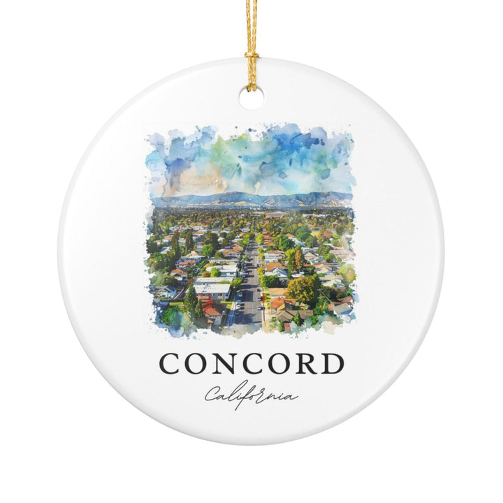 Concord Ornament: Unique Concord Souvenir, Concord Xmas Decor, and Authentic Concord Gift