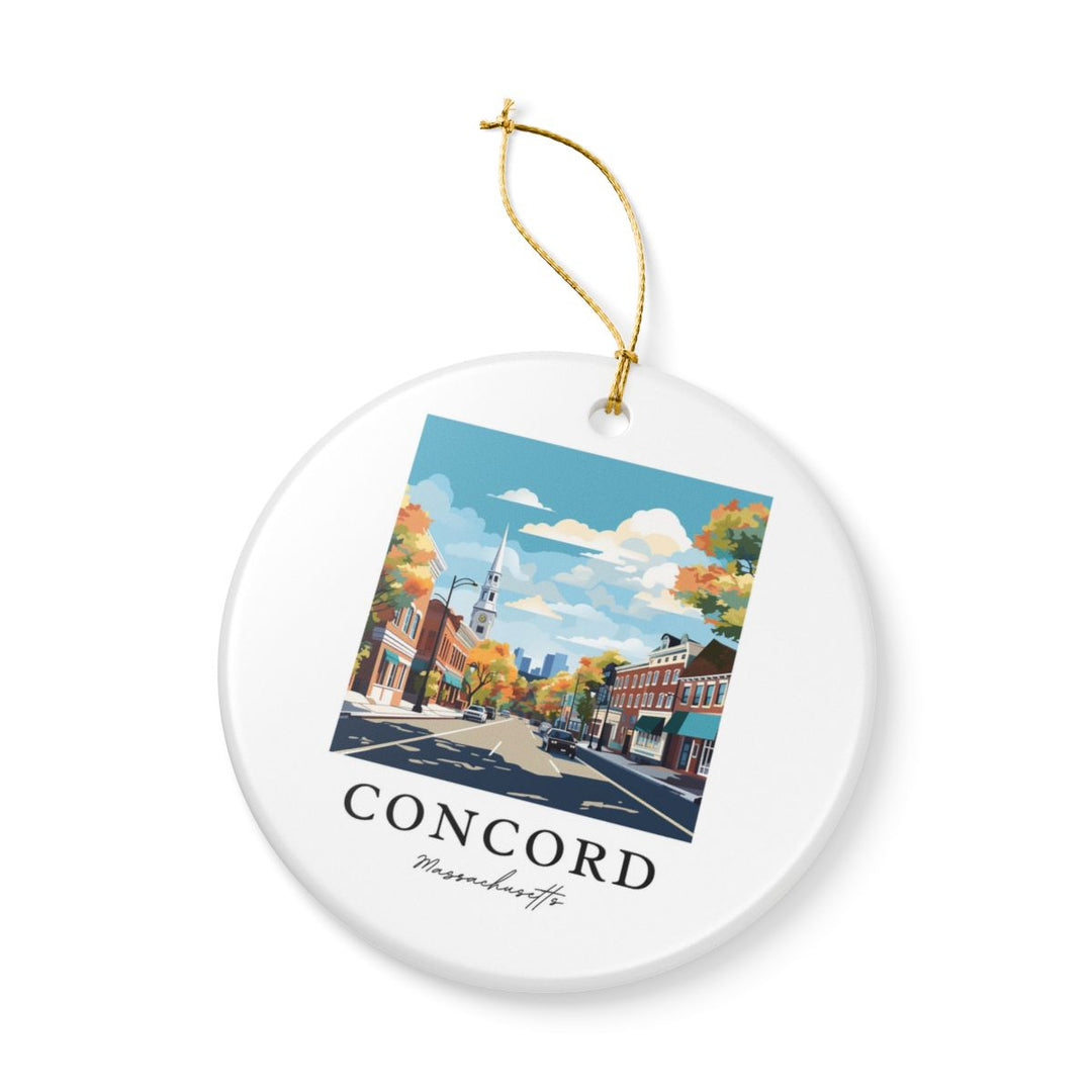 Concord Ornament: Unique Concord Souvenir, Concord Xmas Decor, and Authentic Concord Gift