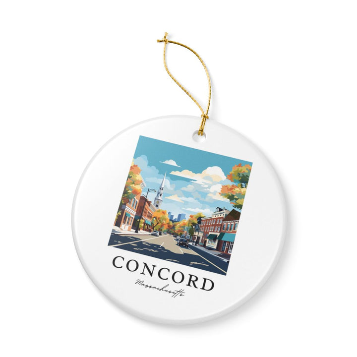 Concord Ornament: Unique Concord Souvenir, Concord Xmas Decor, and Authentic Concord Gift