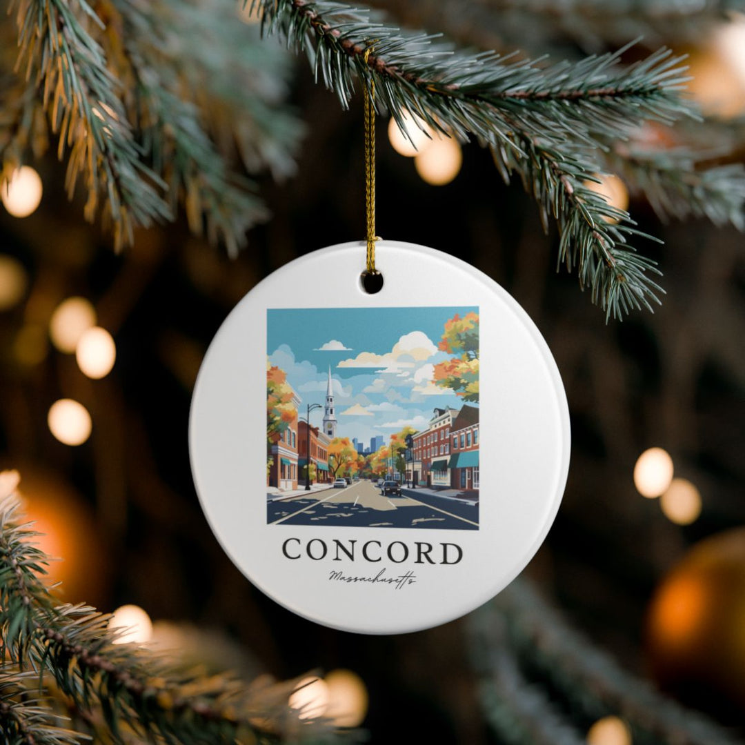 Concord Ornament: Unique Concord Souvenir, Concord Xmas Decor, and Authentic Concord Gift