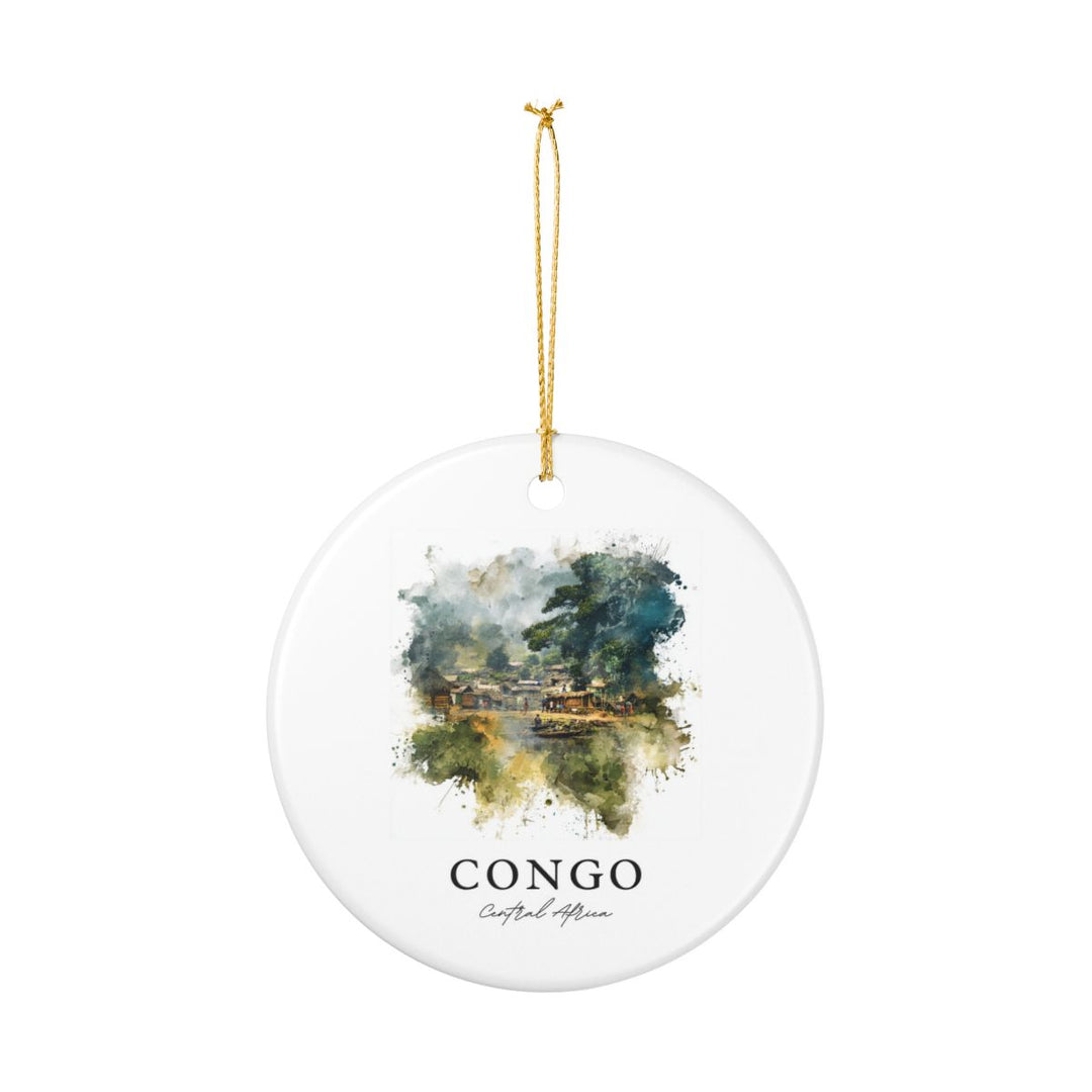 Congo Ornament: Unique Congo Souvenir, Congo Xmas Decor, and Authentic Congo Gift