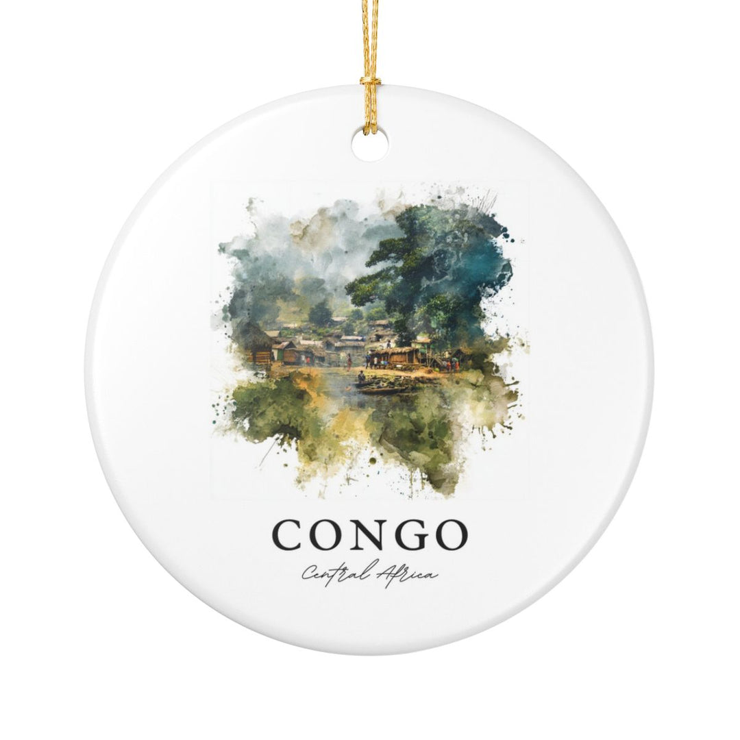 Congo Ornament: Unique Congo Souvenir, Congo Xmas Decor, and Authentic Congo Gift
