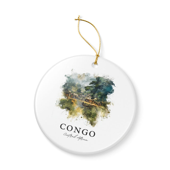 Congo Ornament: Unique Congo Souvenir, Congo Xmas Decor, and Authentic Congo Gift