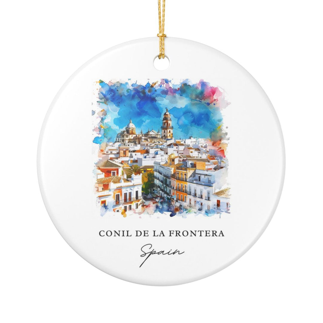 Conil DE LA Frontera Ornament: Unique Conil DE LA Frontera Souvenir, Conil DE LA Frontera Xmas Decor, and Authentic Conil DE LA Frontera Gift