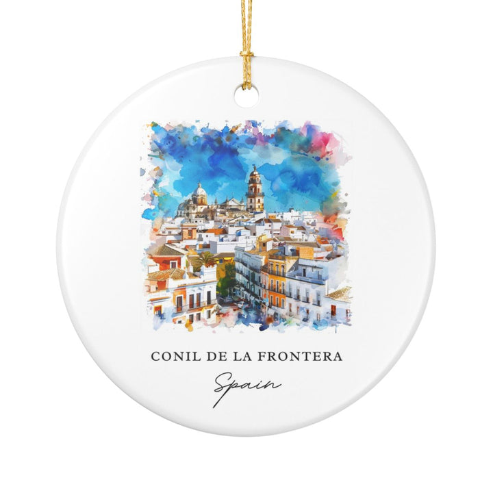 Conil DE LA Frontera Ornament: Unique Conil DE LA Frontera Souvenir, Conil DE LA Frontera Xmas Decor, and Authentic Conil DE LA Frontera Gift