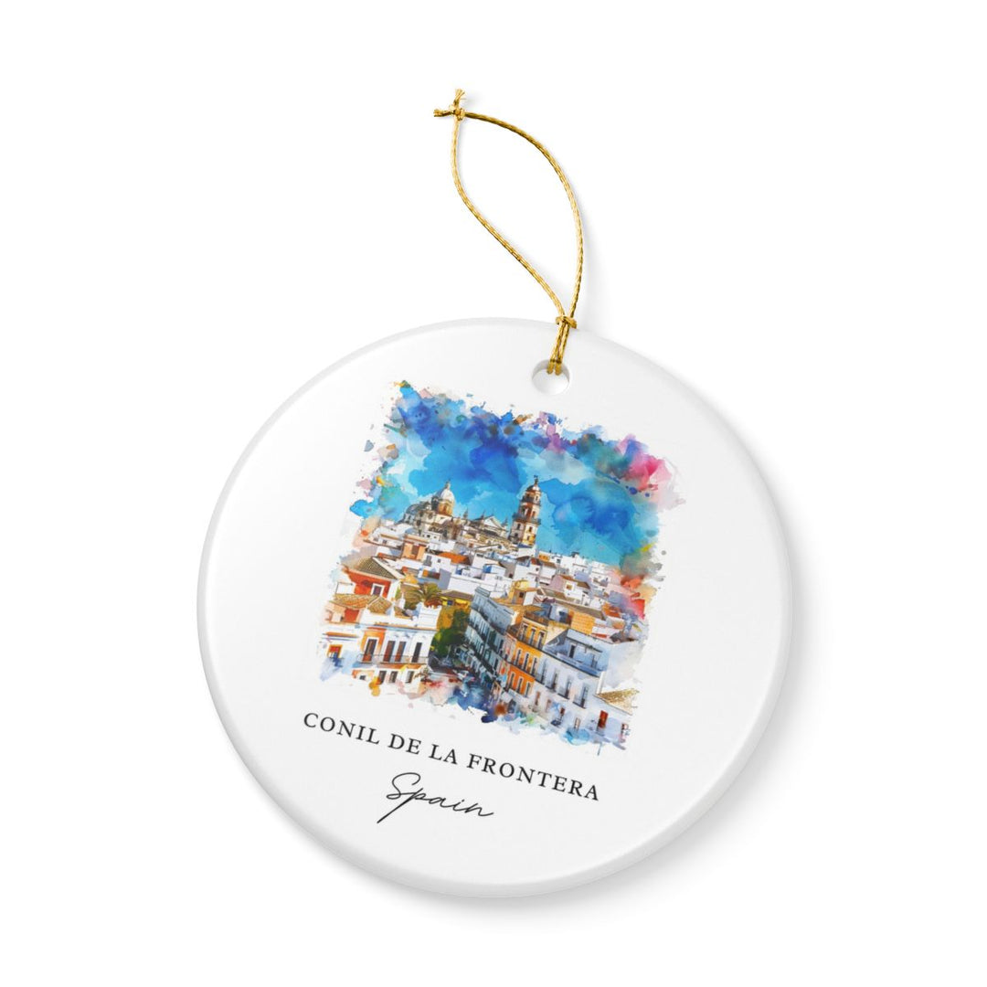 Conil DE LA Frontera Ornament: Unique Conil DE LA Frontera Souvenir, Conil DE LA Frontera Xmas Decor, and Authentic Conil DE LA Frontera Gift