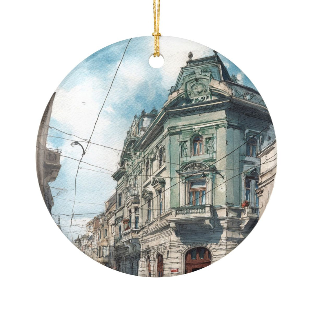 Constanta Romania Ornament: Unique Constanta Souvenir, Constanta Romania Xmas Decor, and Authentic Constanta Gift