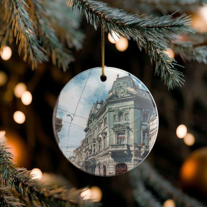 Constanta Romania Ornament: Unique Constanta Souvenir, Constanta Romania Xmas Decor, and Authentic Constanta Gift