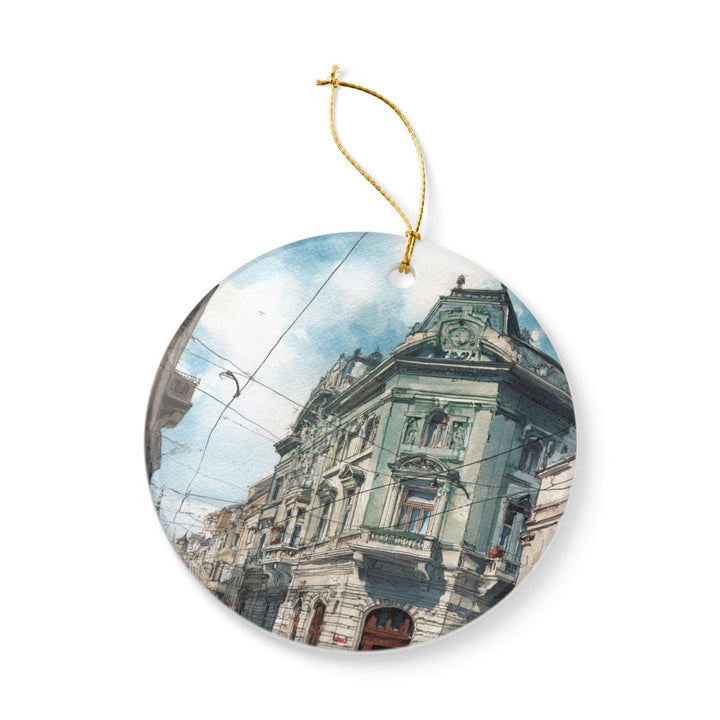 Constanta Romania Ornament: Unique Constanta Souvenir, Constanta Romania Xmas Decor, and Authentic Constanta Gift
