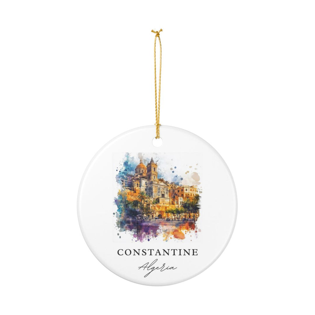 Constantine Algeria Ornament: Unique Constantine Algeria Souvenir, Constantine Algeria Xmas Decor, and Authentic Constantine Algeria Gift