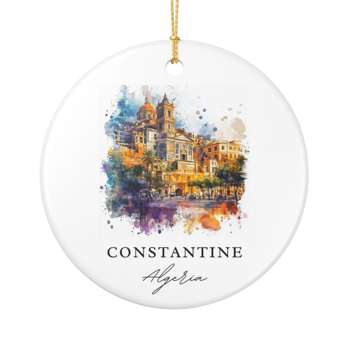 Constantine Algeria Ornament: Unique Constantine Algeria Souvenir, Constantine Algeria Xmas Decor, and Authentic Constantine Algeria Gift