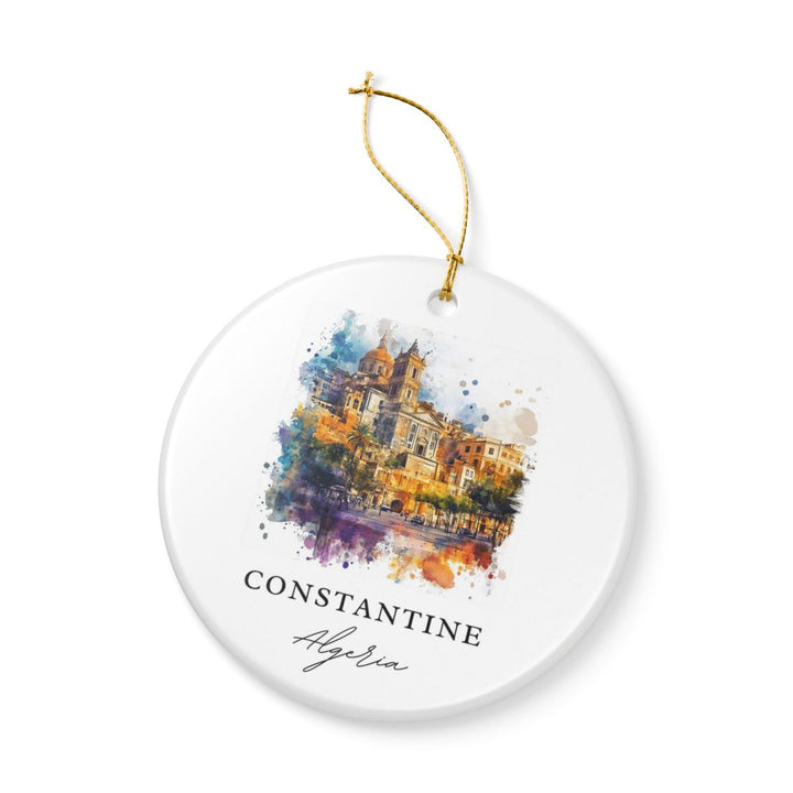 Constantine Algeria Ornament: Unique Constantine Algeria Souvenir, Constantine Algeria Xmas Decor, and Authentic Constantine Algeria Gift