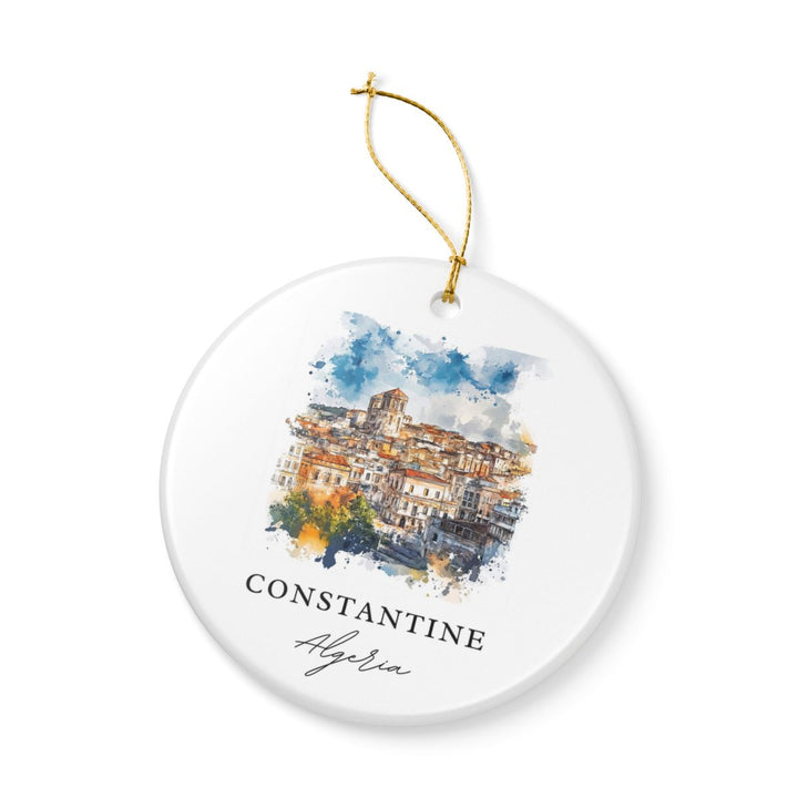 Constantine Algeria Ornament: Unique Constantine Algeria Souvenir, Constantine Algeria Xmas Decor, and Authentic Constantine Algeria Gift