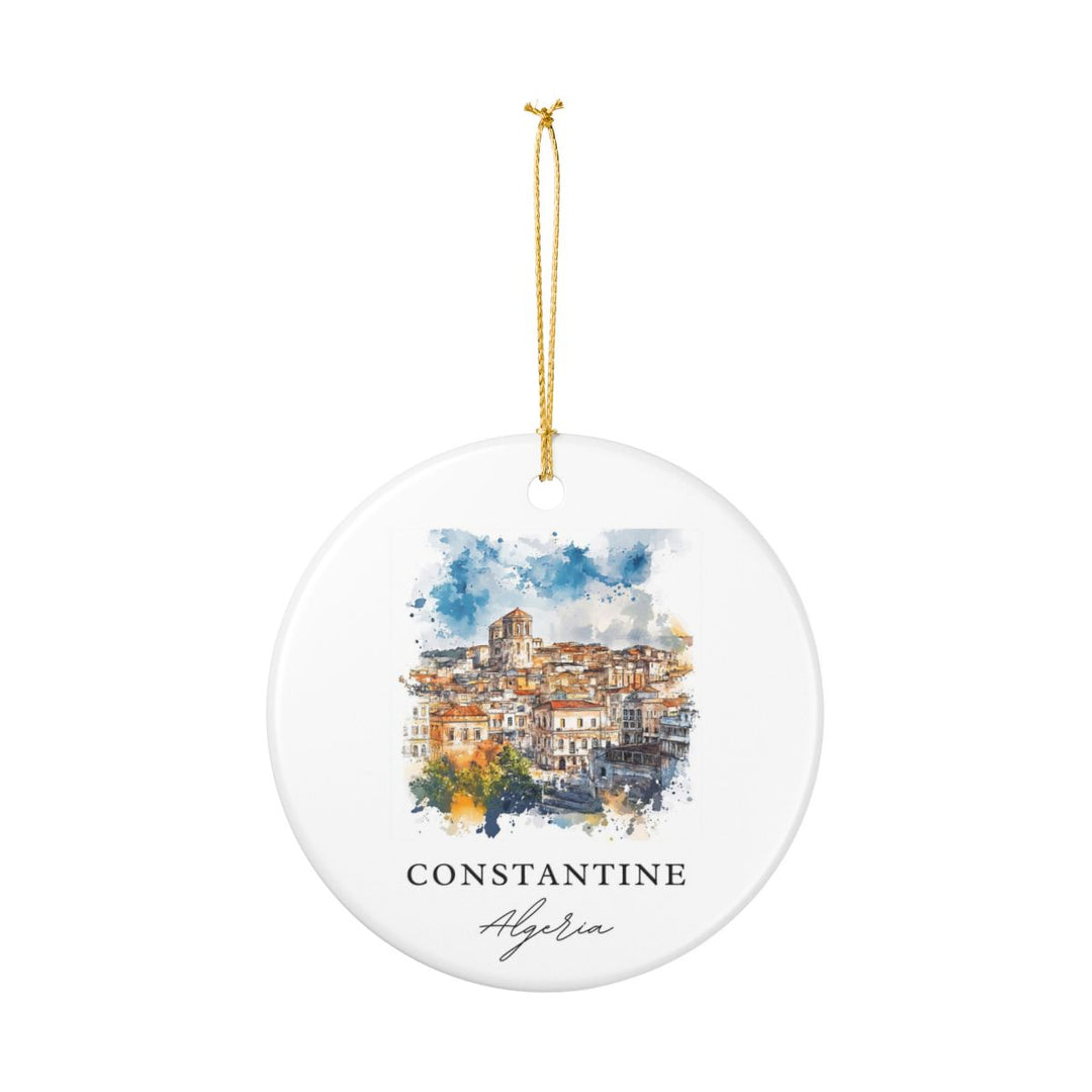 Constantine Algeria Ornament: Unique Constantine Algeria Souvenir, Constantine Algeria Xmas Decor, and Authentic Constantine Algeria Gift