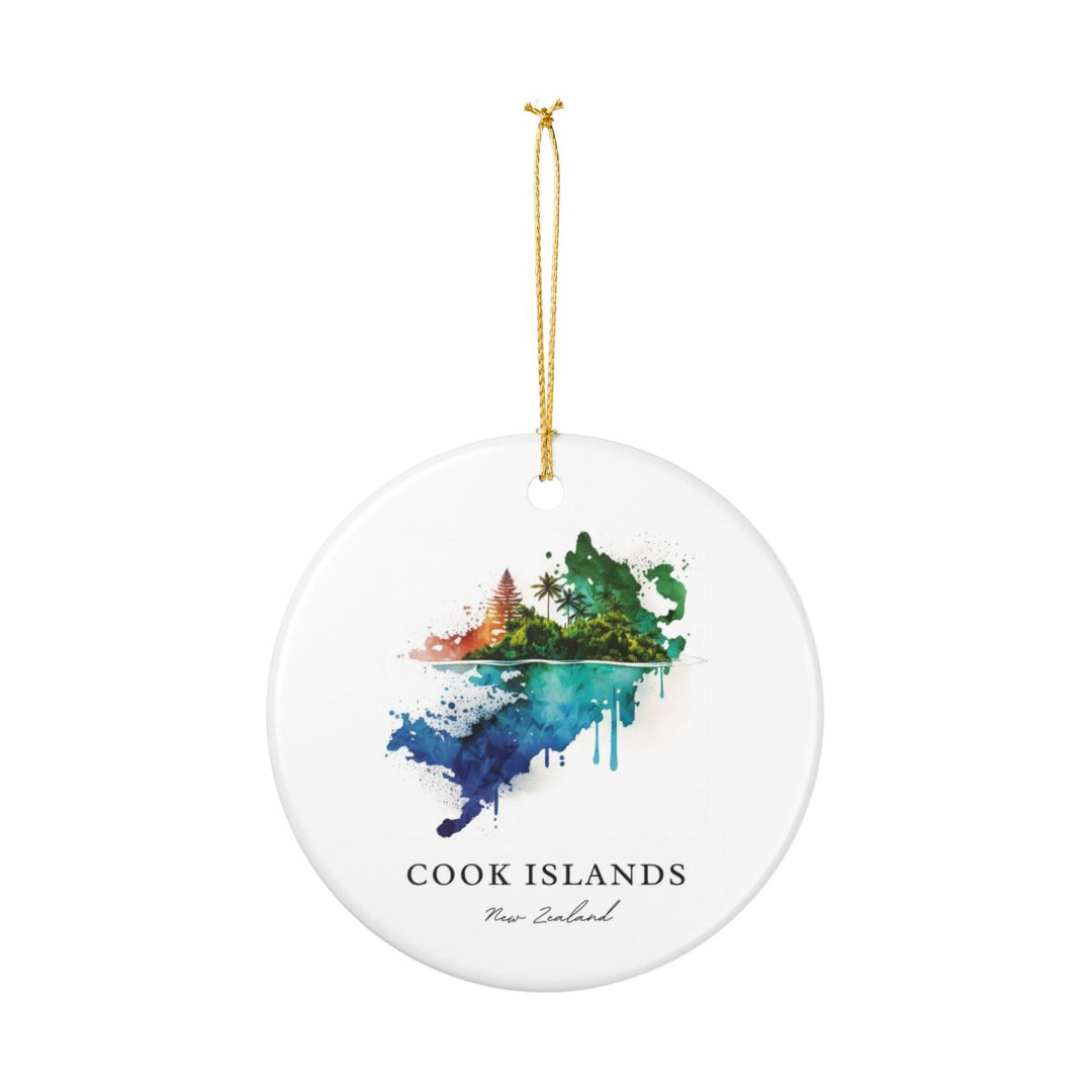 Cook Islands New Zealand Ornament: Unique Cook Islands Souvenir, Cook Islands New Zealand Xmas Decor, and Authentic Cook Islands Gift