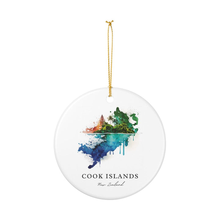 Cook Islands New Zealand Ornament: Unique Cook Islands Souvenir, Cook Islands New Zealand Xmas Decor, and Authentic Cook Islands Gift