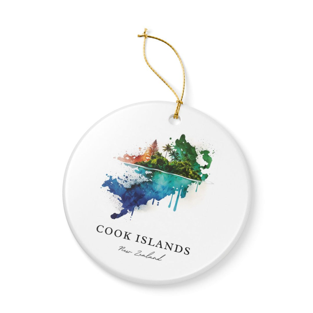 Cook Islands New Zealand Ornament: Unique Cook Islands Souvenir, Cook Islands New Zealand Xmas Decor, and Authentic Cook Islands Gift