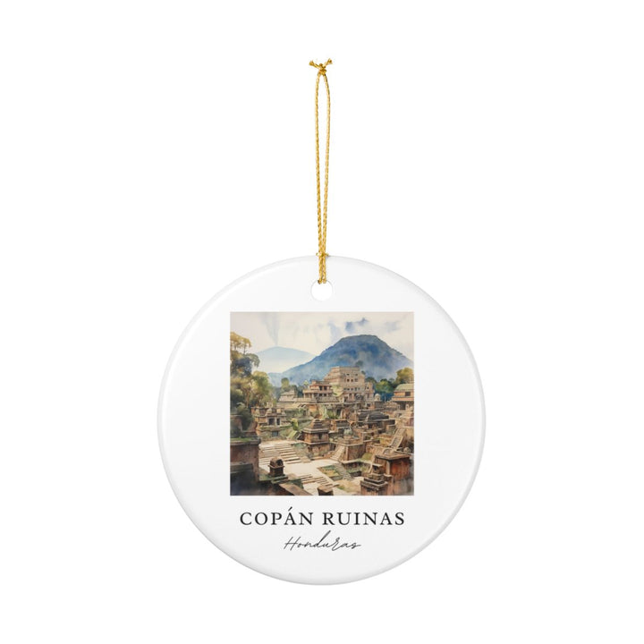 Copan Ruinas Honduras Ornament: Unique Copan Ruinas Honduras Souvenir, Copan Ruinas Honduras Xmas Decor, and Authentic Copan Ruinas Honduras Gift