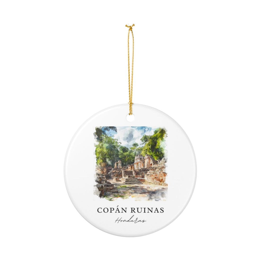Copan Ruinas Honduras Ornament: Unique Copan Ruinas Honduras Souvenir, Copan Ruinas Honduras Xmas Decor, and Authentic Copan Ruinas Honduras Gift