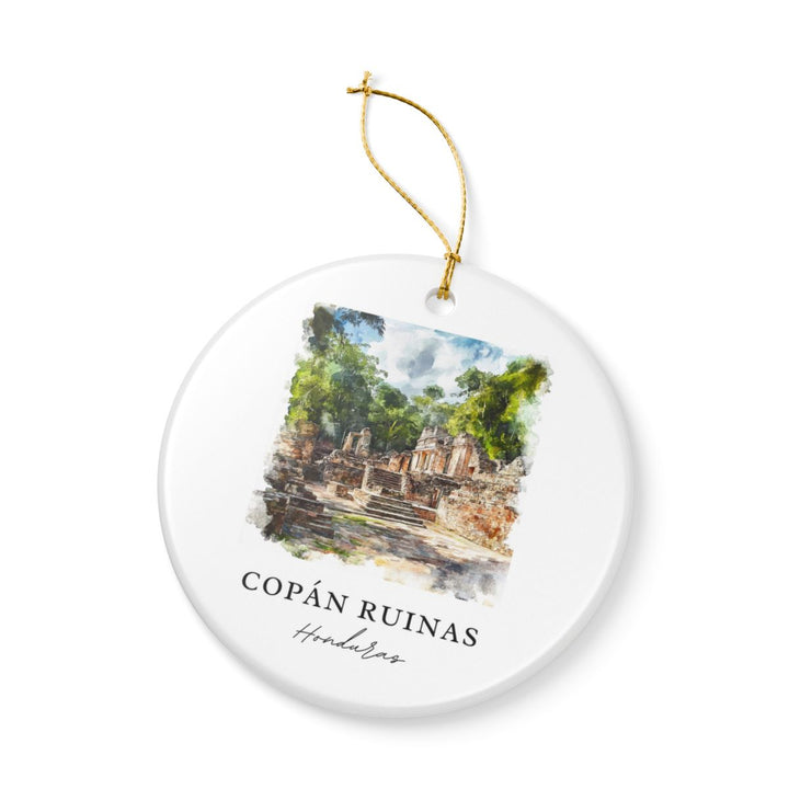 Copan Ruinas Honduras Ornament: Unique Copan Ruinas Honduras Souvenir, Copan Ruinas Honduras Xmas Decor, and Authentic Copan Ruinas Honduras Gift