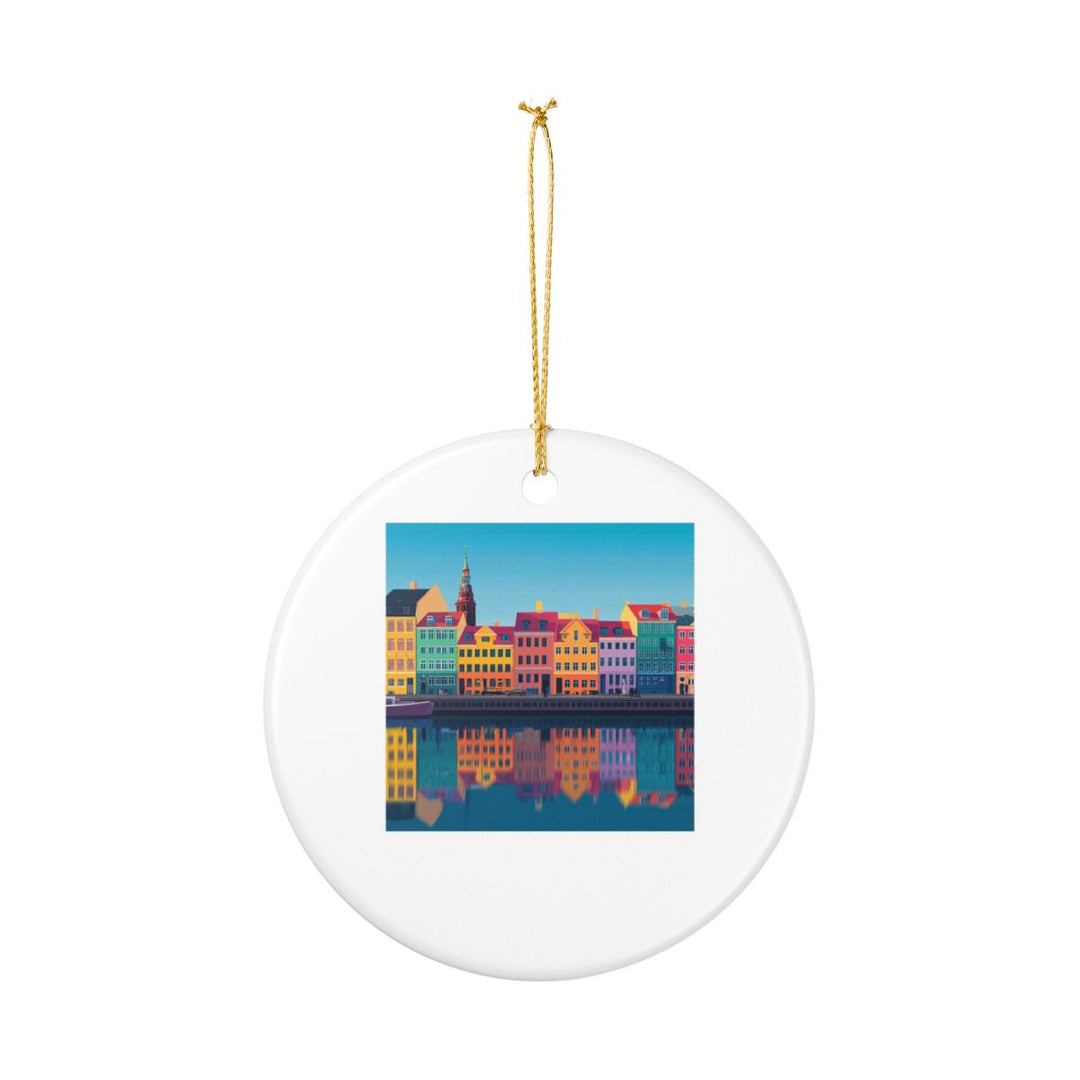 Copenhagen Denmark Ornament: Unique Copenhagen Souvenir, Copenhagen Denmark Xmas Decor, and Authentic Copenhagen Gift