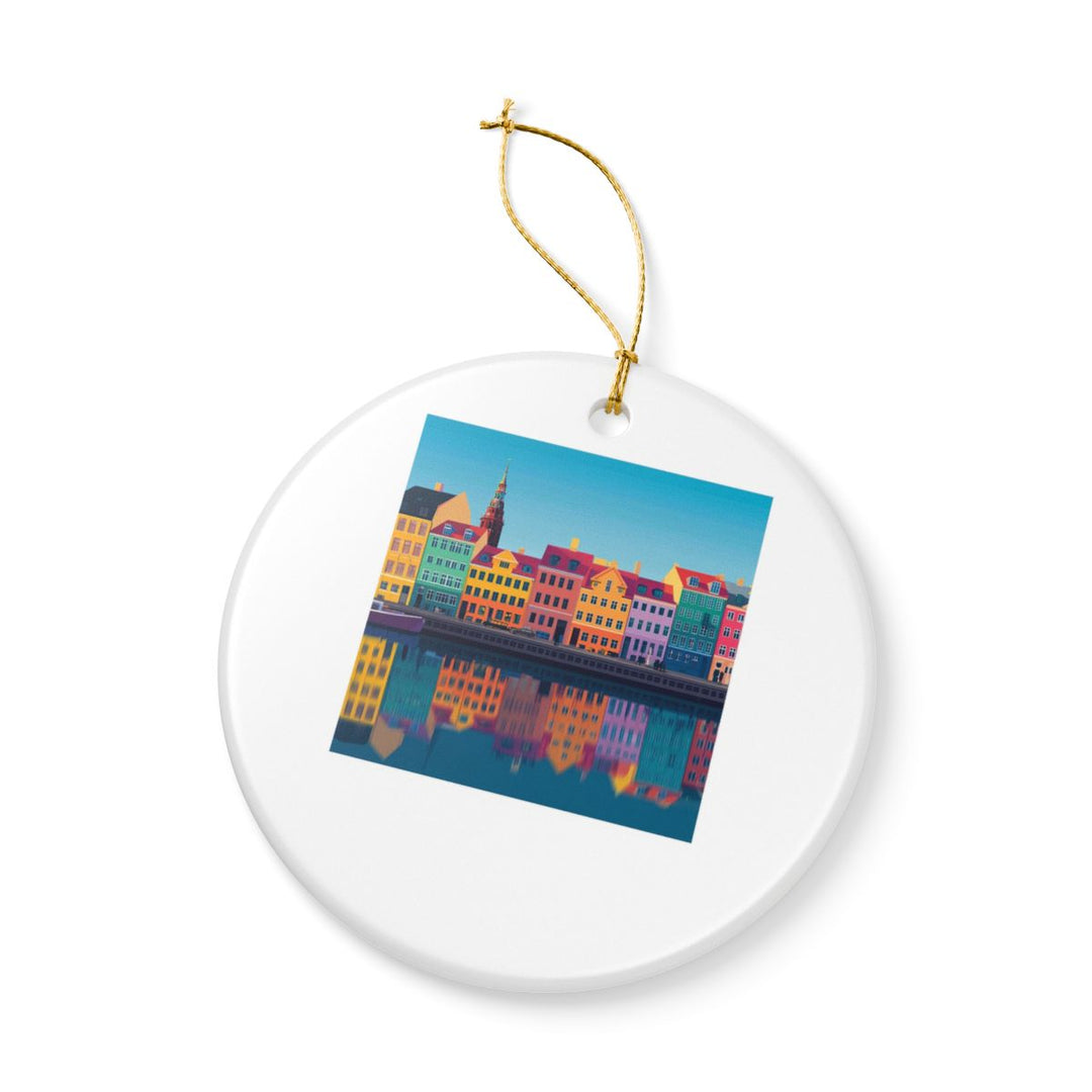 Copenhagen Denmark Ornament: Unique Copenhagen Souvenir, Copenhagen Denmark Xmas Decor, and Authentic Copenhagen Gift